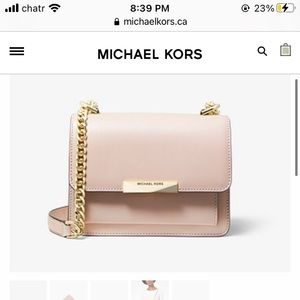 Michael Kors Jade Extra-Small Leather Crossbody Bags